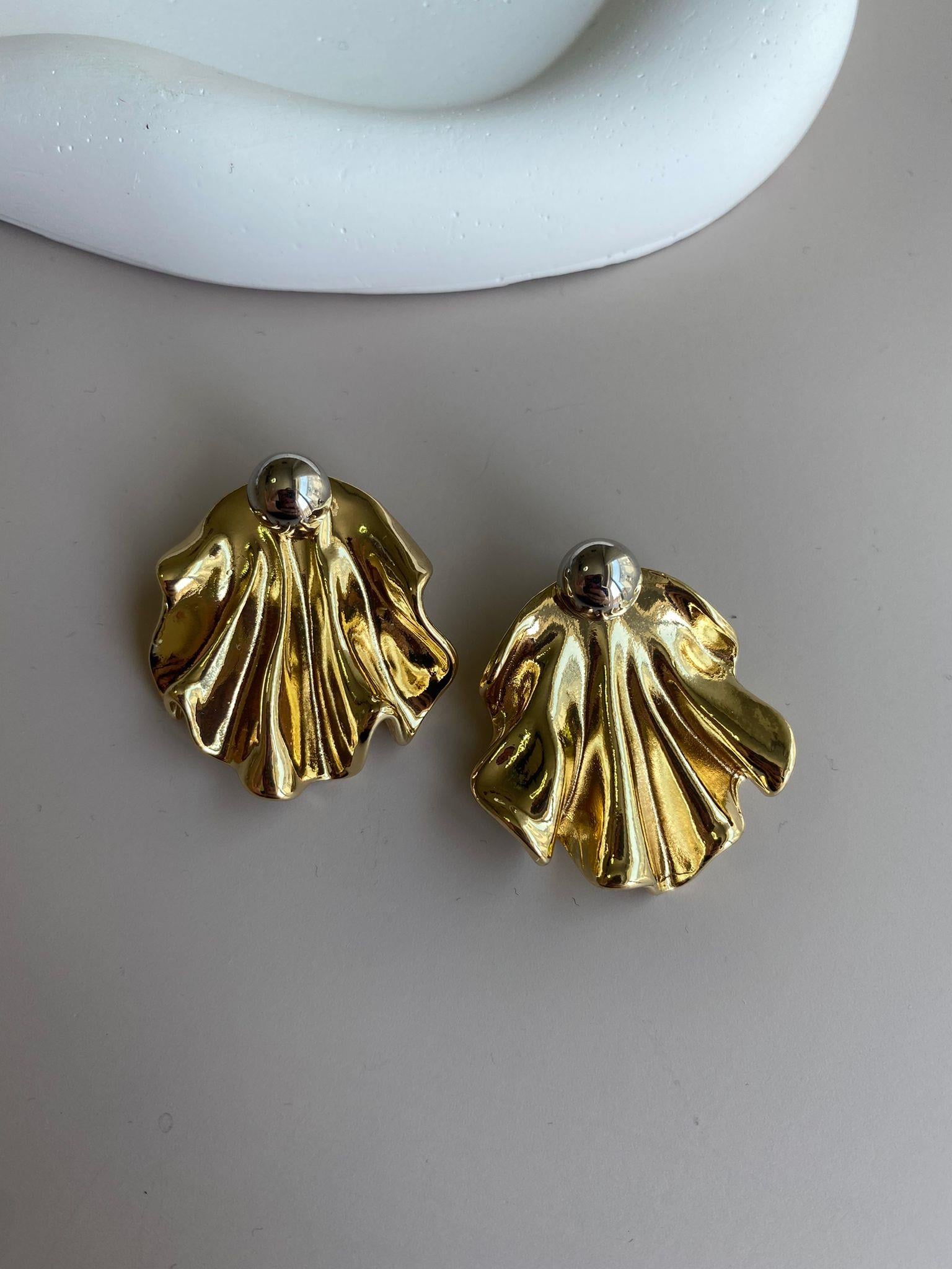 Mix Yaprak Plaka Küpe