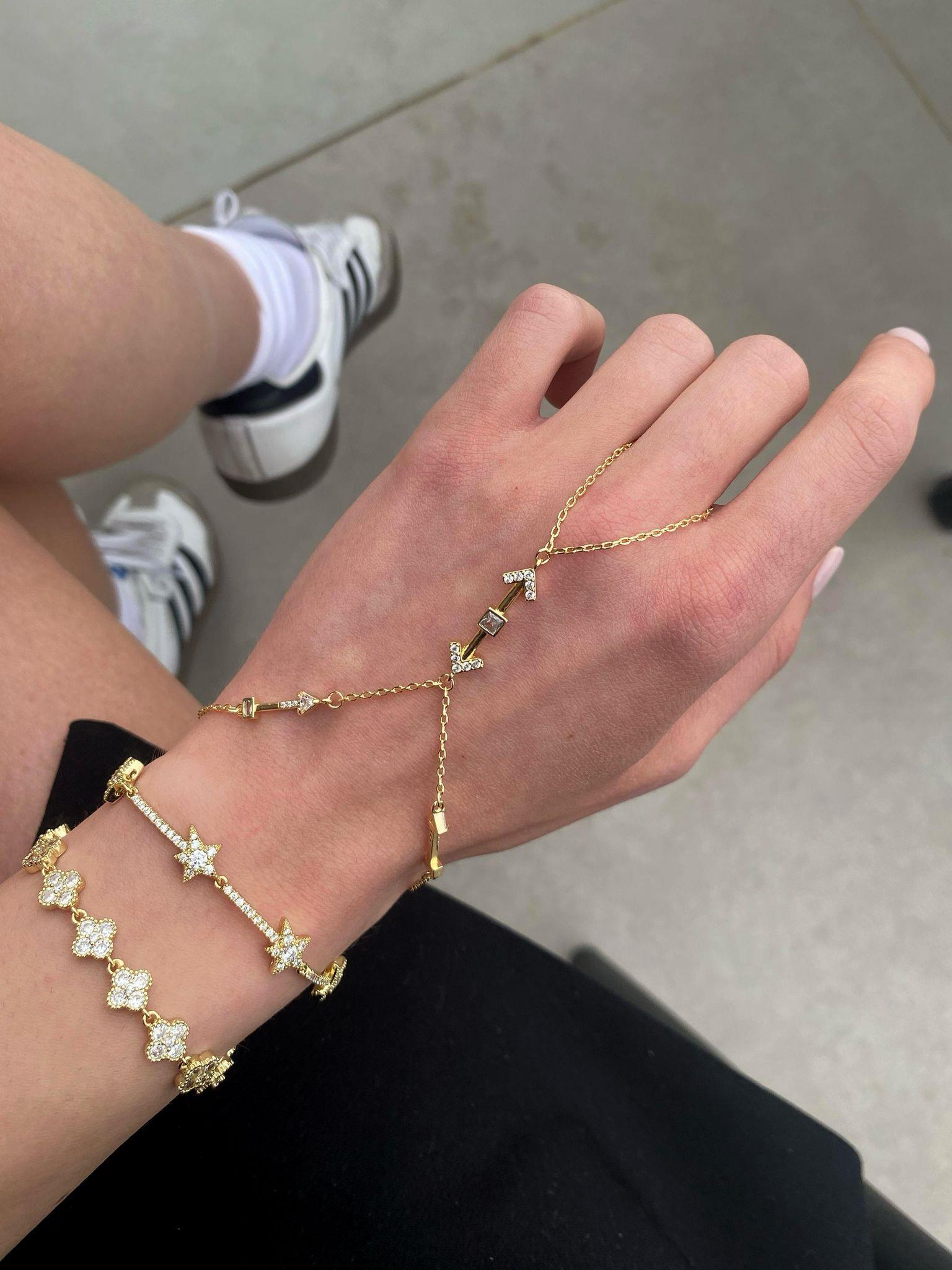 MRS Marka Zirkon Taşlı Ok Şahmeran Çelik