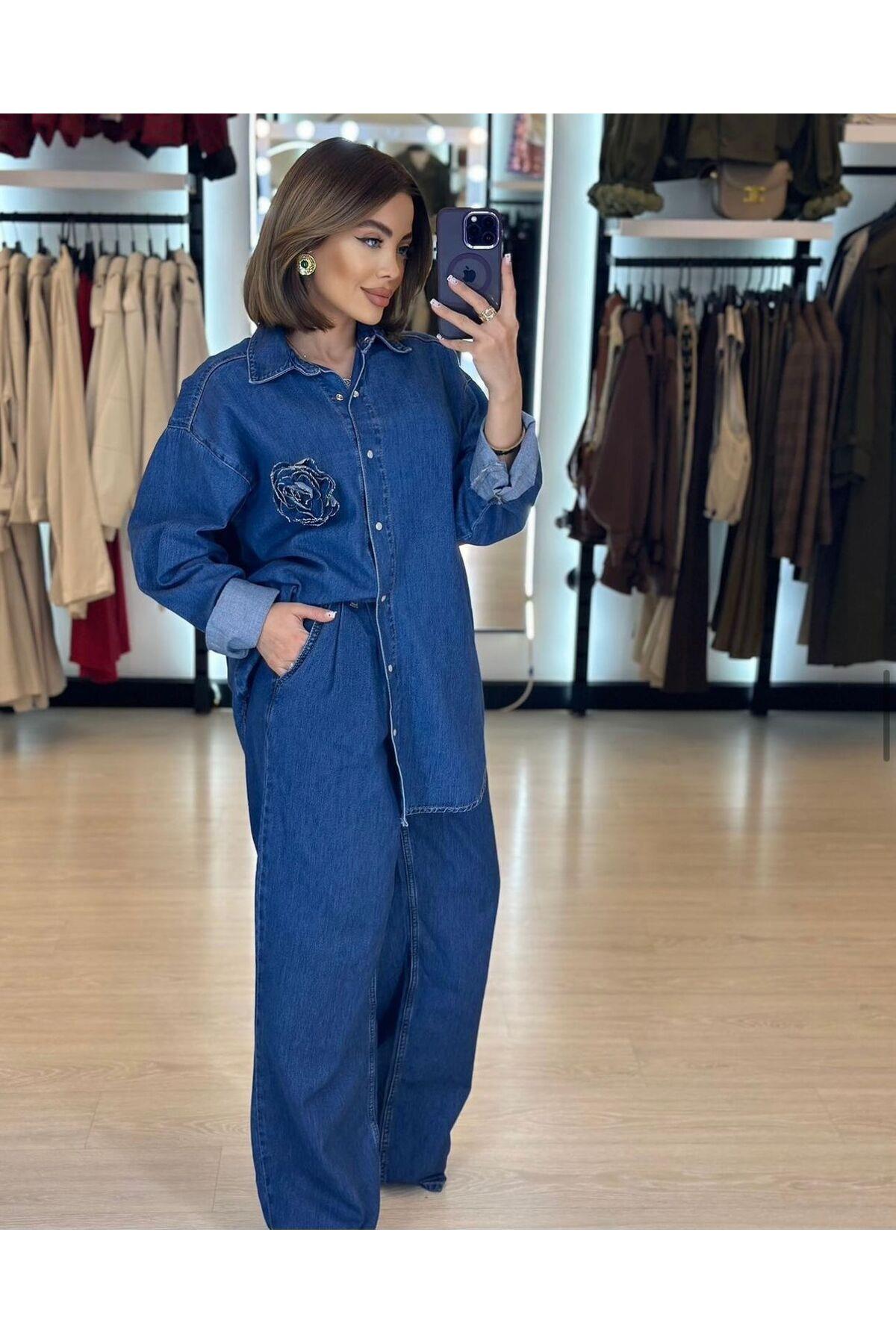 DENIM TAKIM - KOYU MAVİ