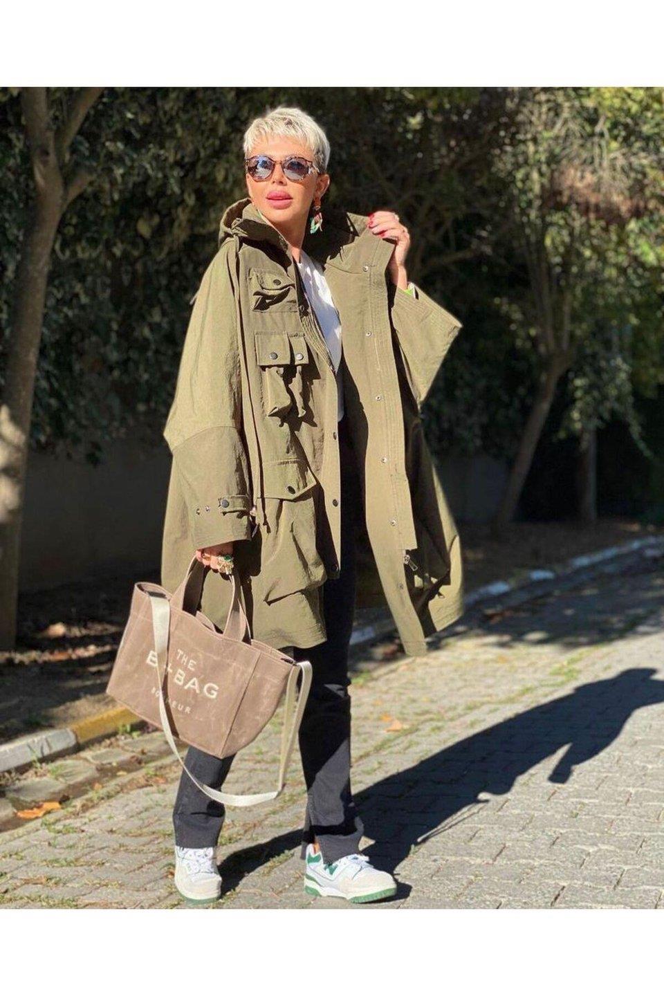 İthal Oversize Tasarım Kaban 