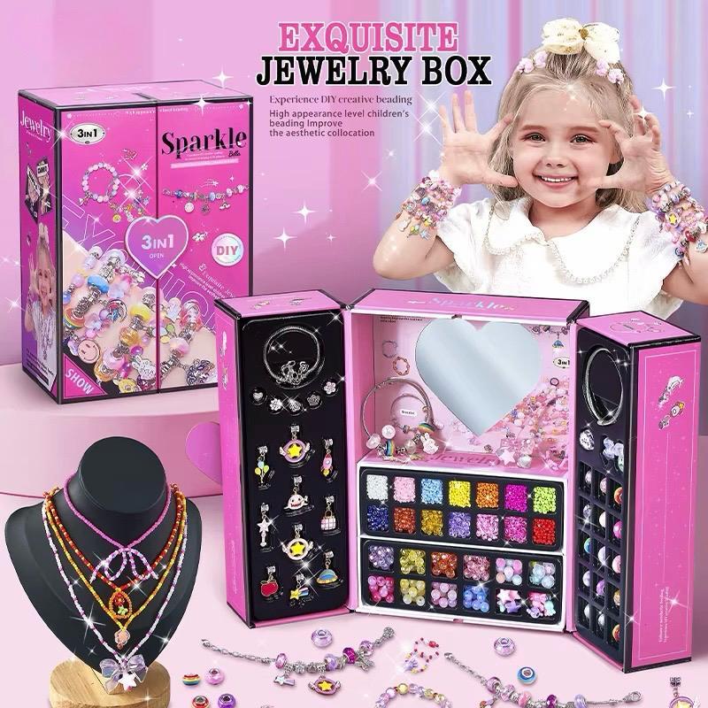 Minik Tasarımcılar İçin Mega Takı Charm Seti - DIY Sparkle