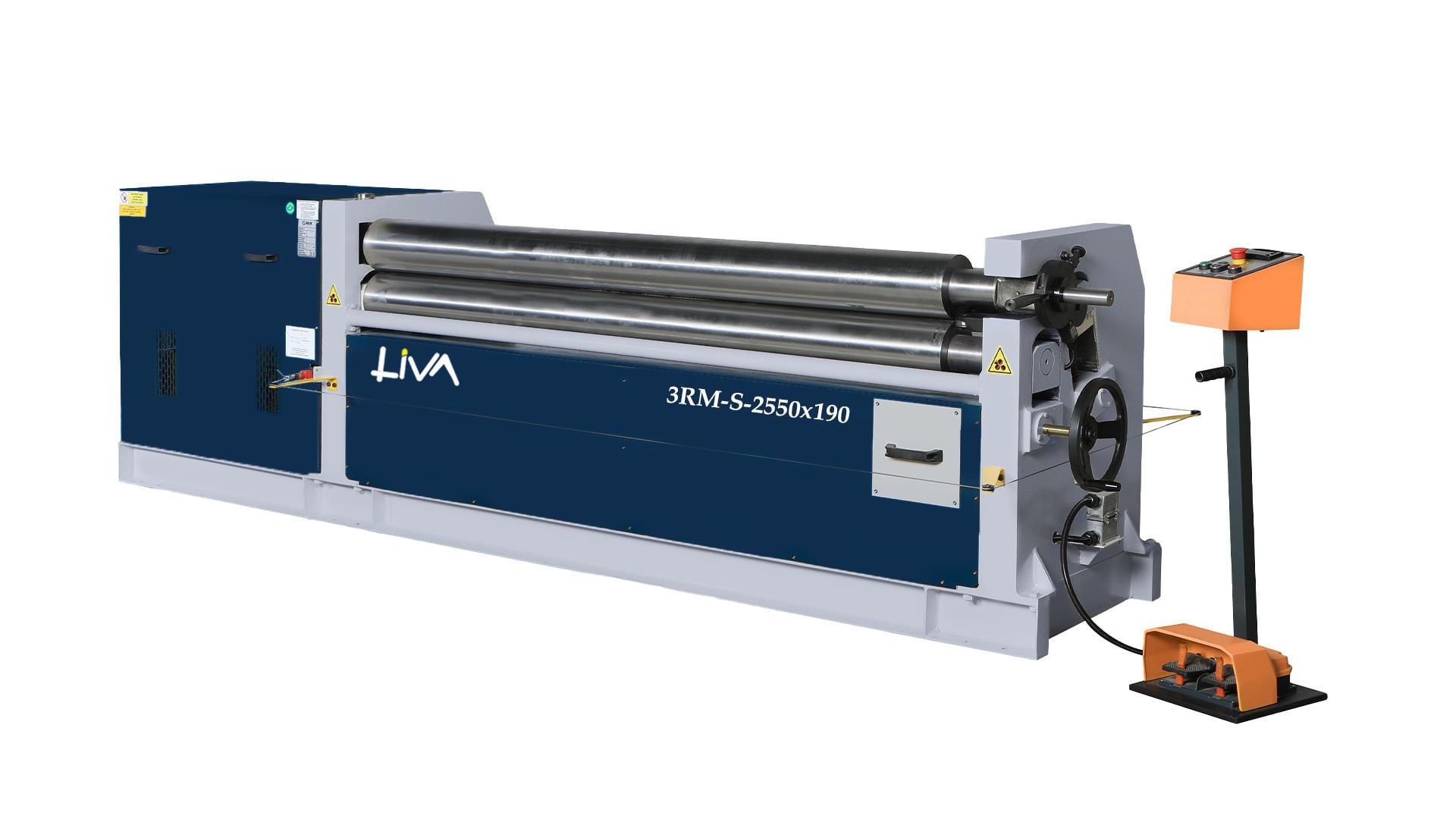 3RM-S-2550x190 3 Rolls Motorized Plate Bending Machine