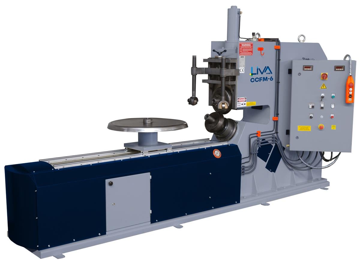 CCFM-6 Circular Sheet Cutting & Flanging Machine