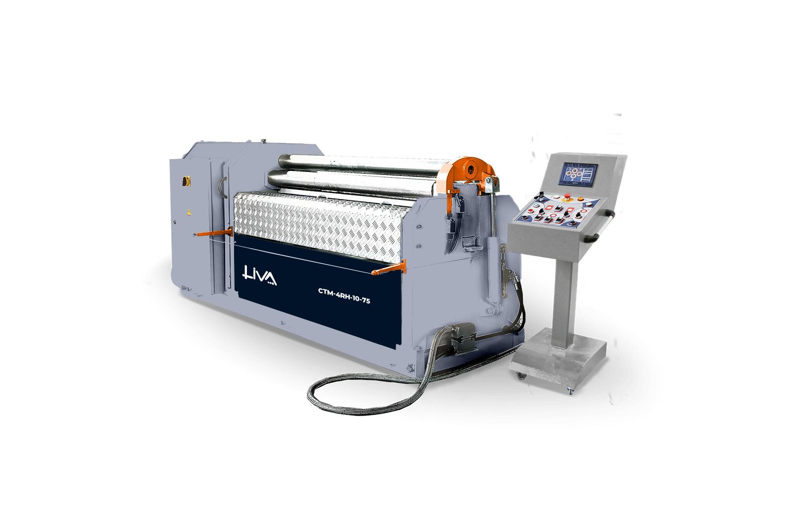 CTM-4RH-10-75 Cassette Type Motorised 4Rolls Hydraulic Plate Bending Machine