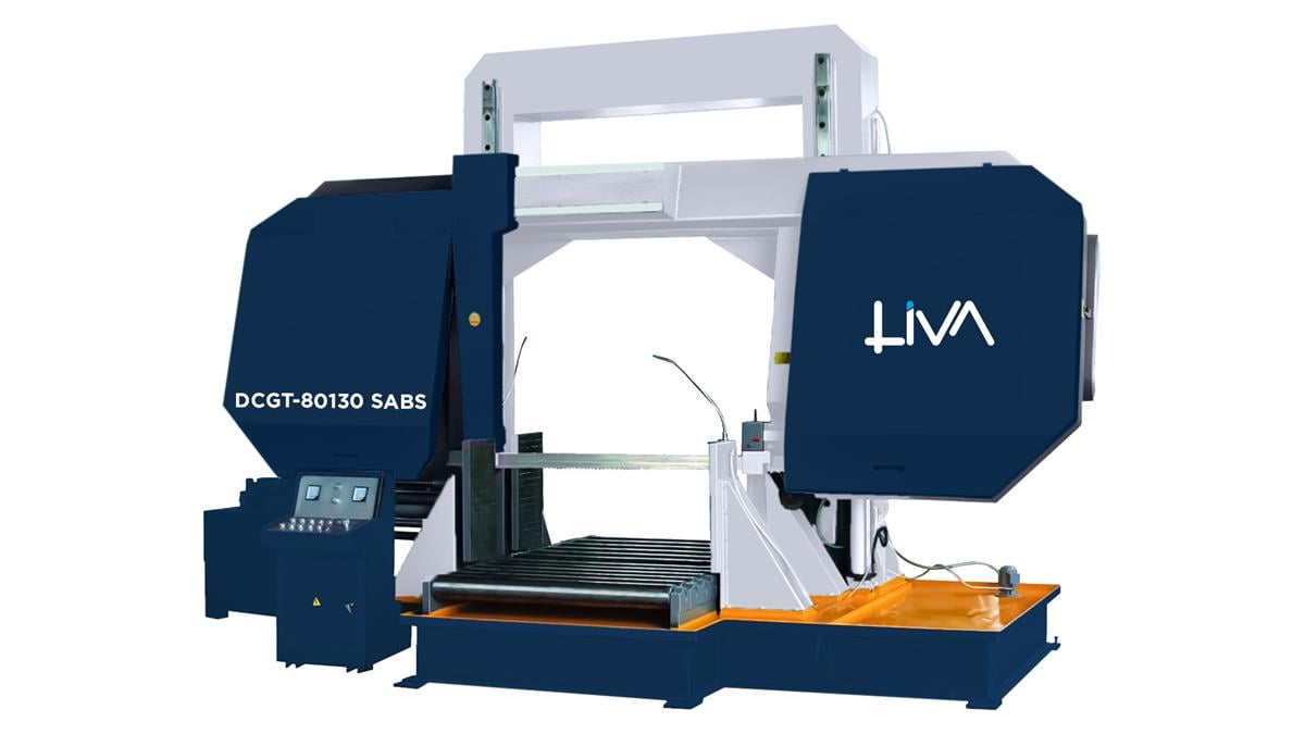 DCGT-80130 SABS Double Column Semi Automatic Band Saws (Gantry Type)