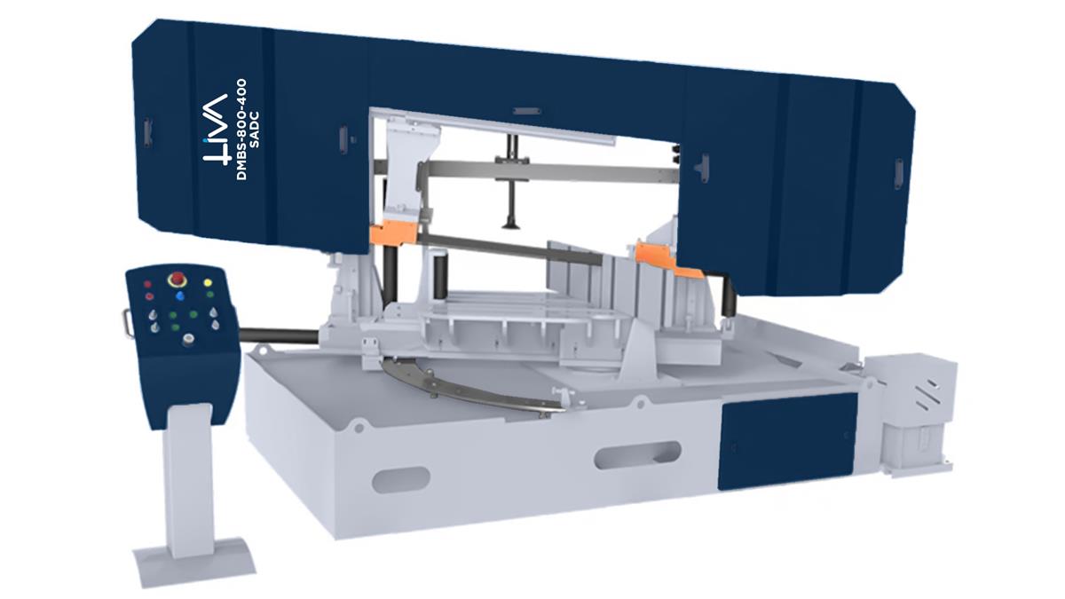 DMBS-800-400 SADC Double Miter Semi Automatic Double Column Hydraulic Bandsaw Machine