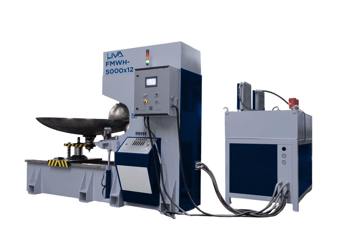 FMWH-5000x12 Flanging Machine With Hole