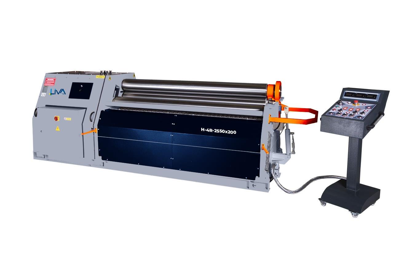 H-4R-2550x200 4Rolls Hydraulic Plate Bending Machine