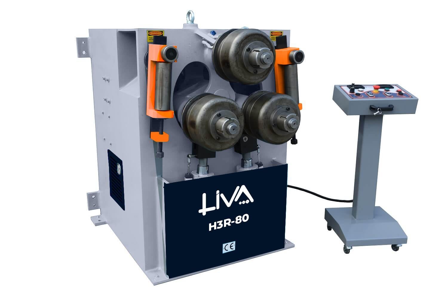 H3R-80 3Rolls Hydraulic Profile Bending Machine
