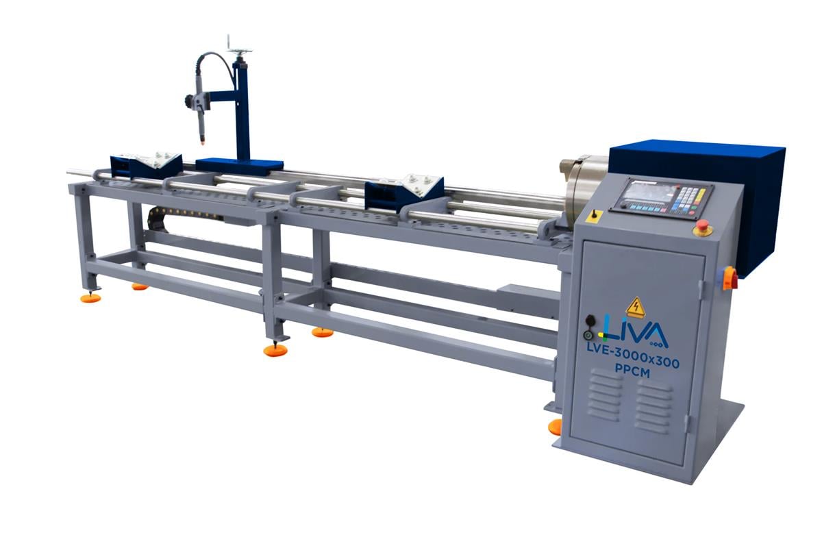 LVE-3000x300 PPCM 300X3000E Plasma pipe cutting machine 