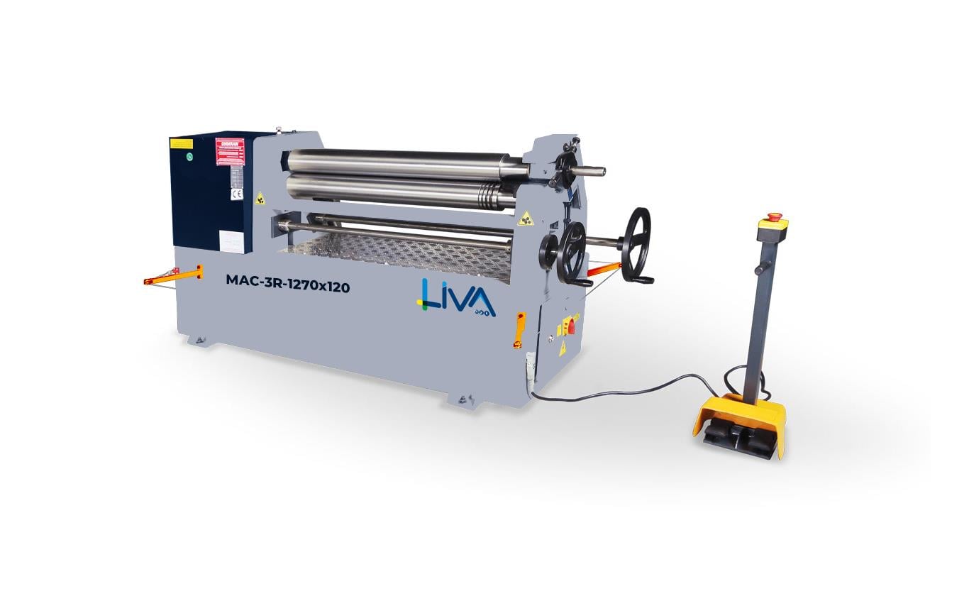 MAC-3R-1270x120 3 Rolls Motorized Plate Bending Machine