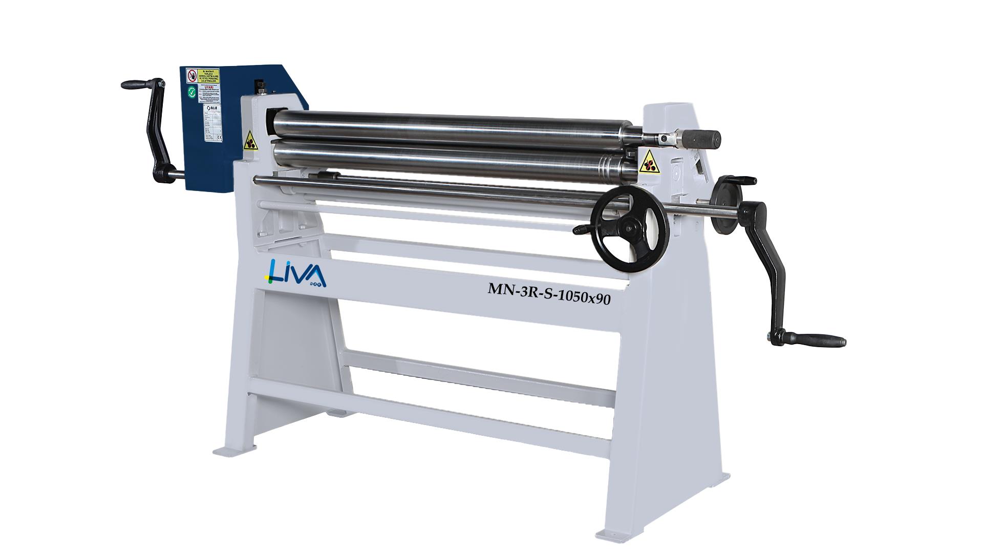 MN-3R-S-1050x90 3Rolls Manual Plate Bending Machine