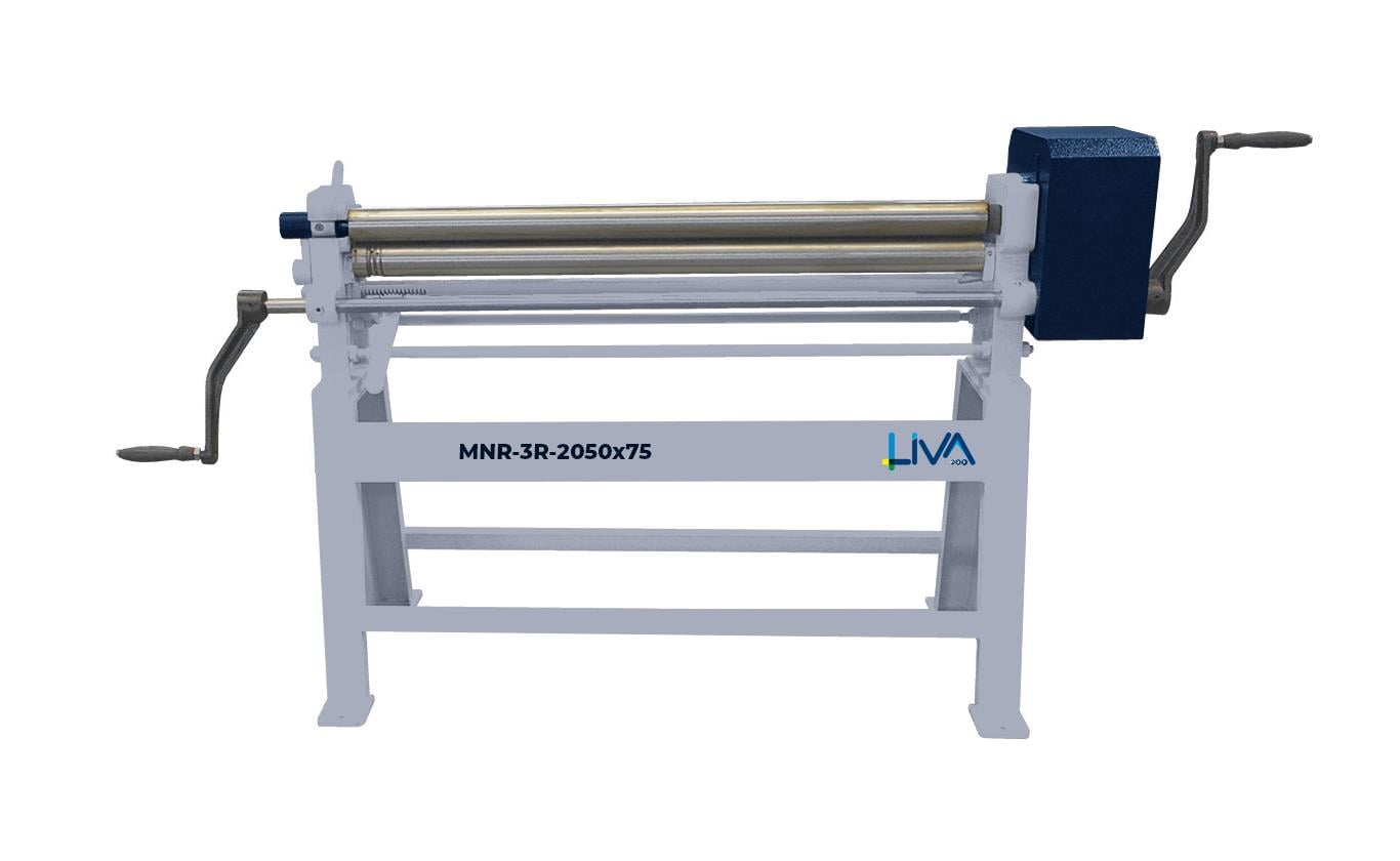 MNR-3R-2050x75 3Rolls Manual Plate Bending Machine