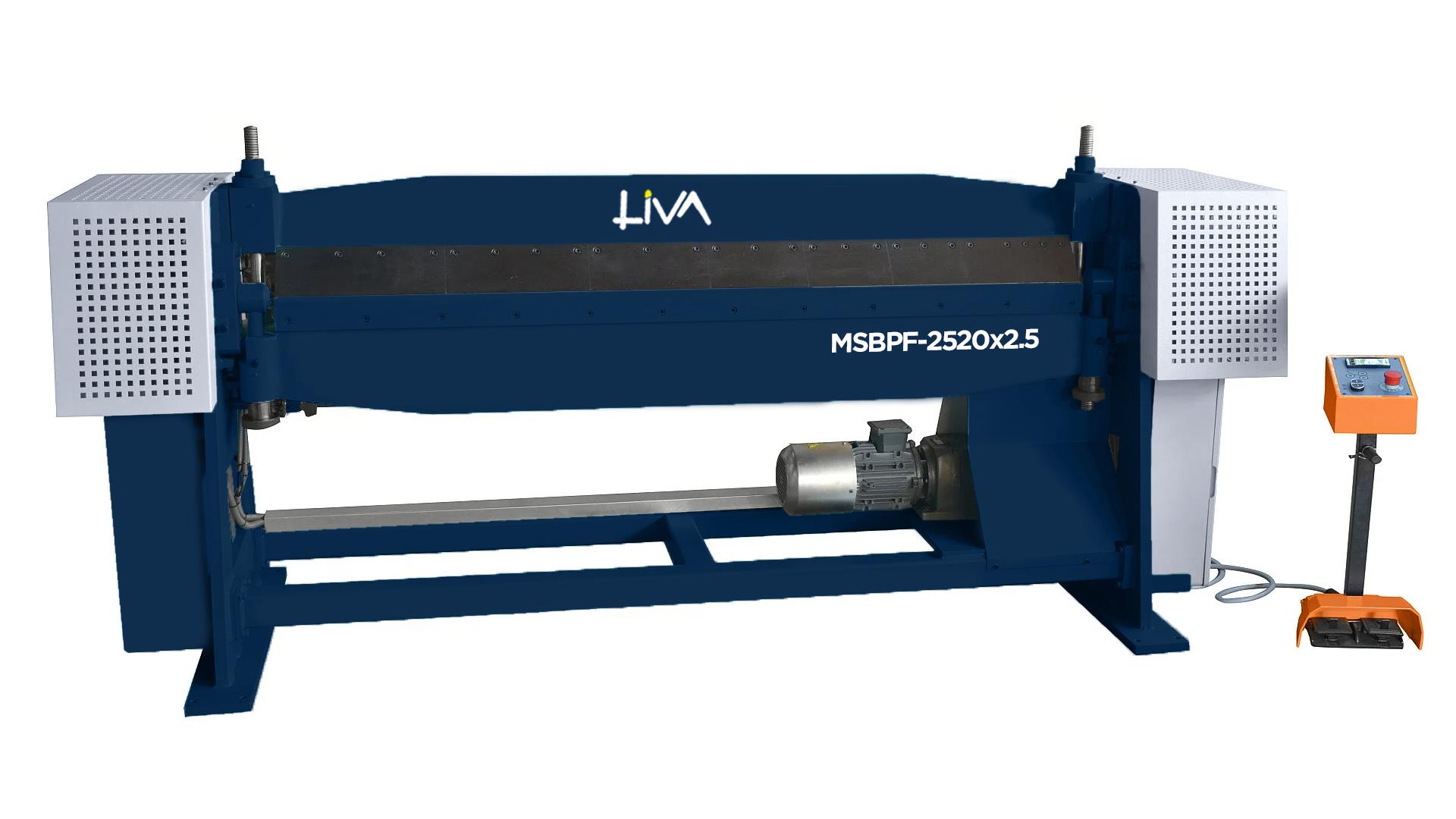 MSBPF-2520x2.5 Motorized Segmented Blades Box And Pan Folder