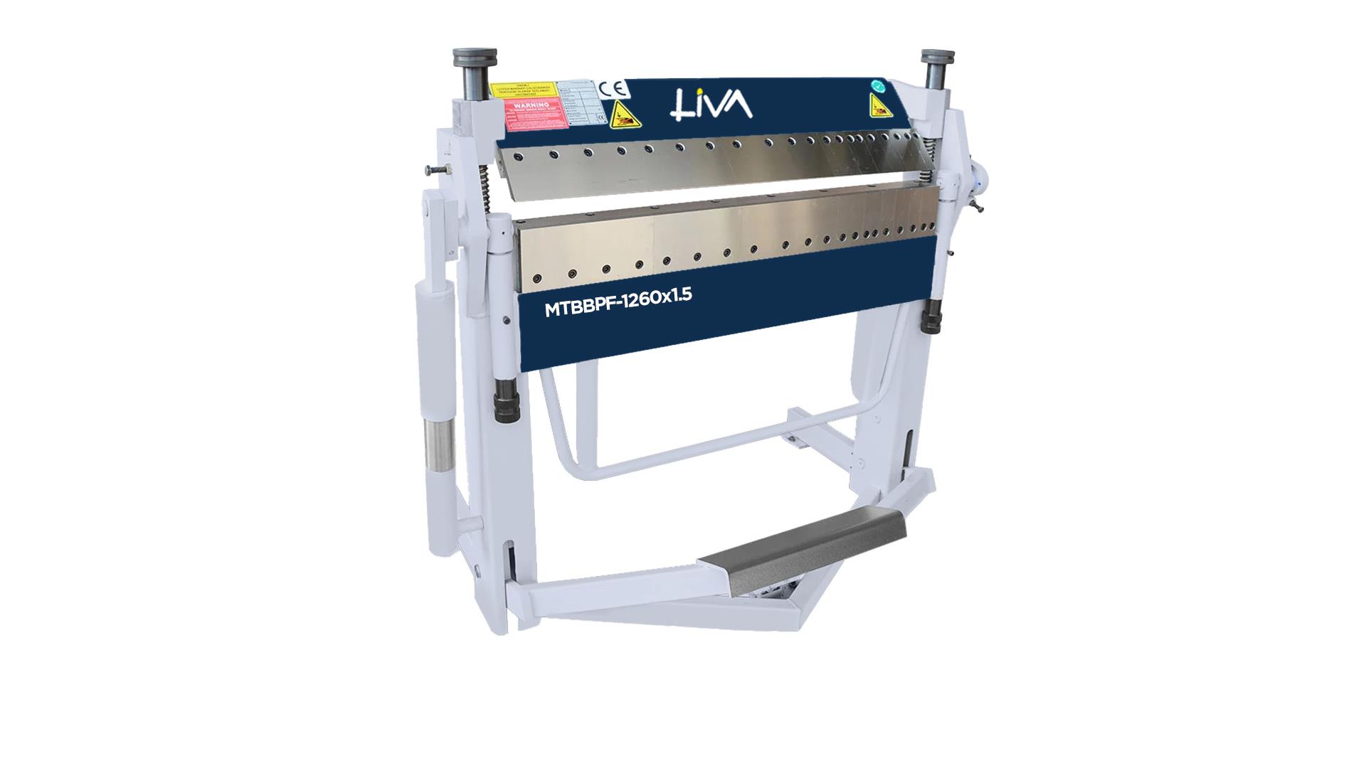 MTBBPF-1260x1.5 Manual Top-Bottom Segmented Blades Box And Pan Folder