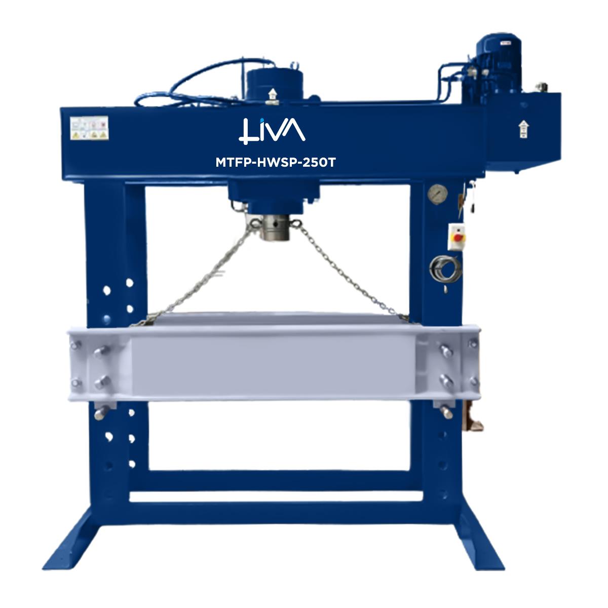 MTFP-HWSP-250T Motorized Type Fixed Piston  Hydraulic Workshop Presses 