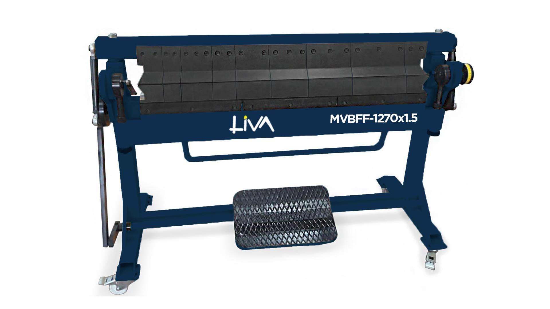 MVBFF-1270x1.5 Manual Segmented Vertical Blades Box And Fan Folder 