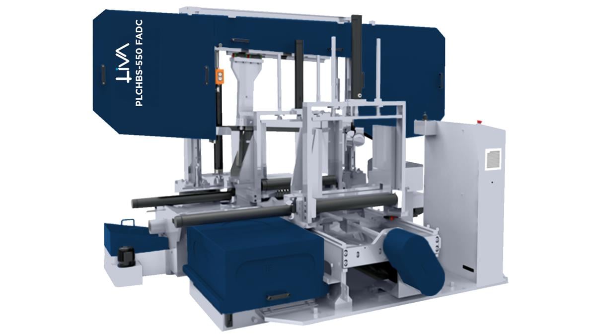 PLCHBS-550 FADC Full Automatic Plc Control Double Column Hydraulic Bandsaw Machine
