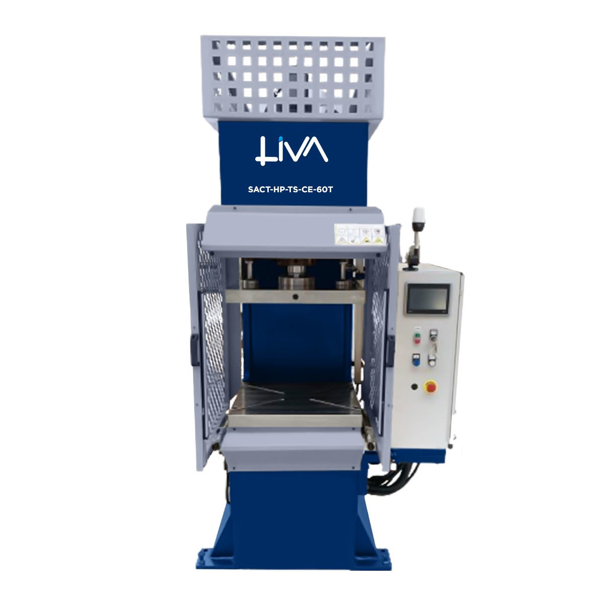 SACT-HP-TS-CE-60T Single - Acting C Type Hydraulic Presses With Touch Screen 