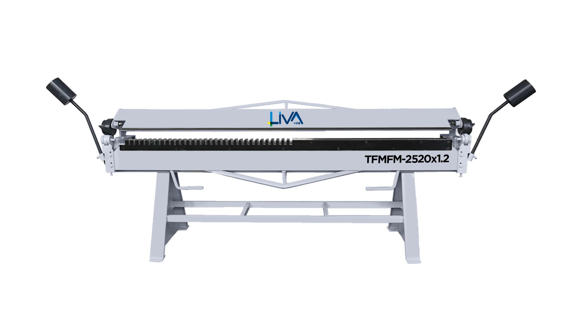 TFMFM-2520x1.2 Tdf Flanged Hvac Type Manual Folding Machine