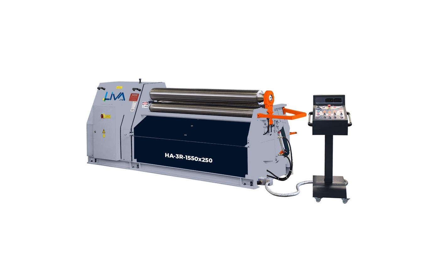 HA-3R-1550x250 3Rolls Hydraulic Plate Bending Machine