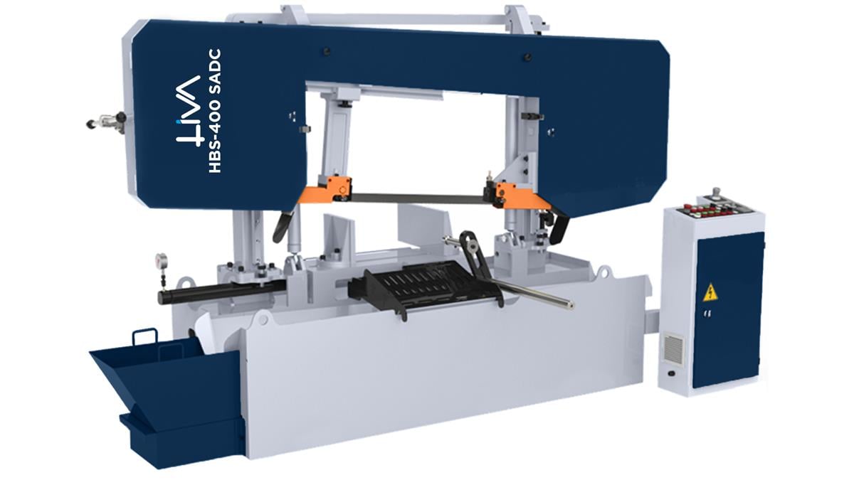 HBS-400 SADC Semi Automatic Double Column Hydraulic Bandsaw Machine