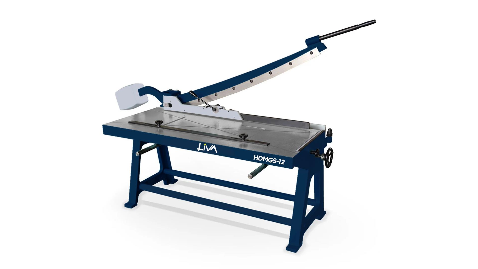 HDMGS-12 Heavy Duty Cast iron Rack Manual Arm Guillotine Shear