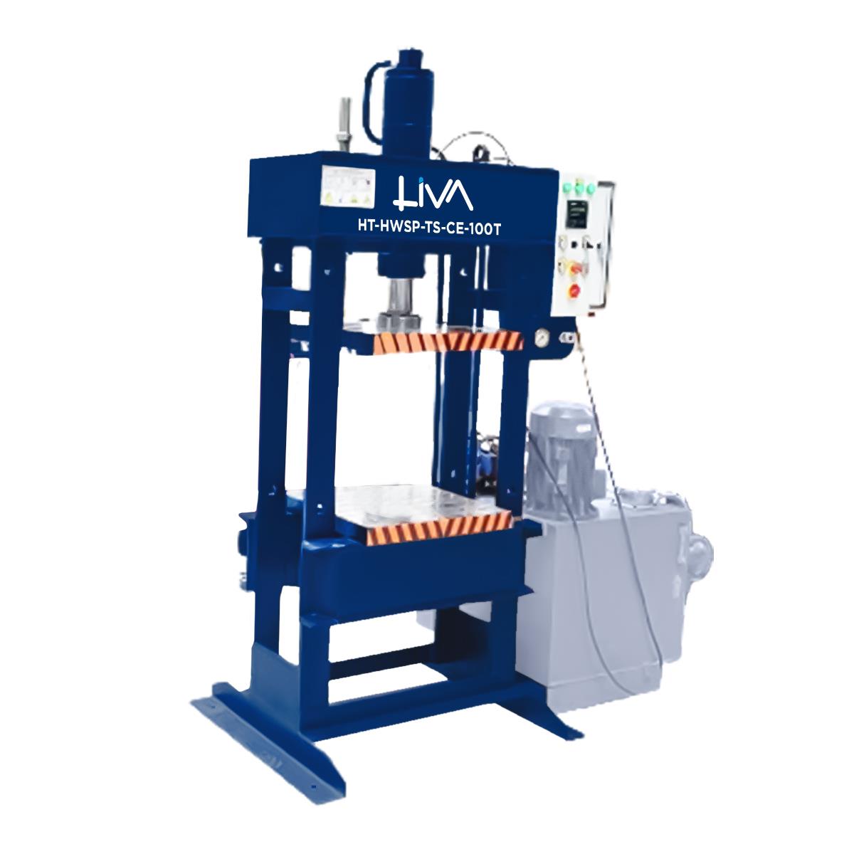 HT-HWSP-TS-CE-100T H Type Hydraulic Workshop Press With Touch Screen With CE