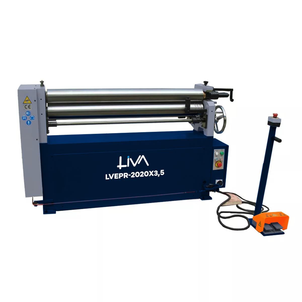 LVEPR-2020x3,5 3Rolls Mechanical Motorized Plate Bending Machine