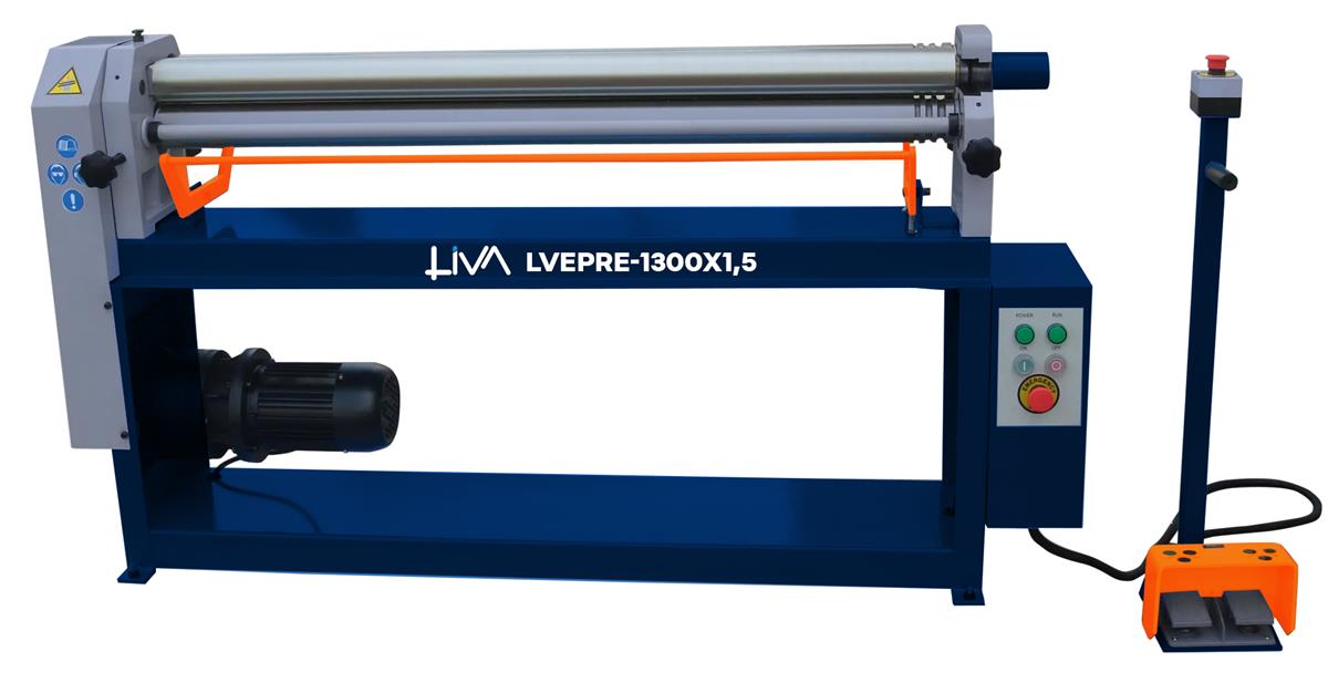 LVEPRE-1300x1,5 3-валковый механический моторизованный листогибочный станок