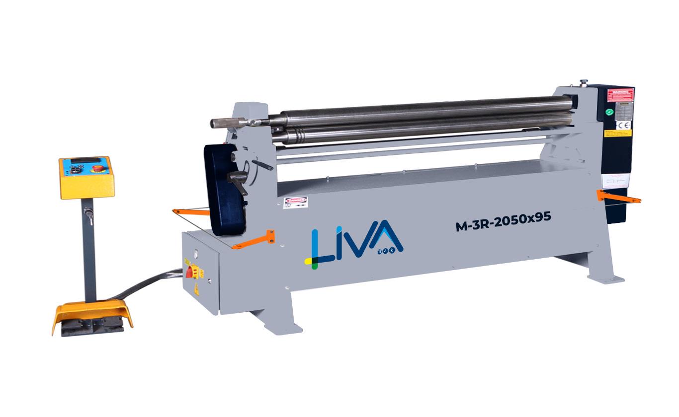 M-3R-2050x95 3 Rolls Motorized Plate Bending Machine