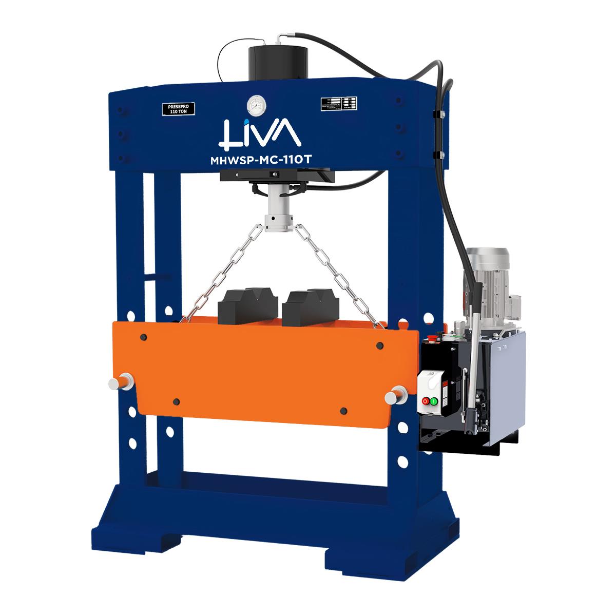 MHWSP--MC-110T Manually Moving Piston  Hyd. Workshop Presses