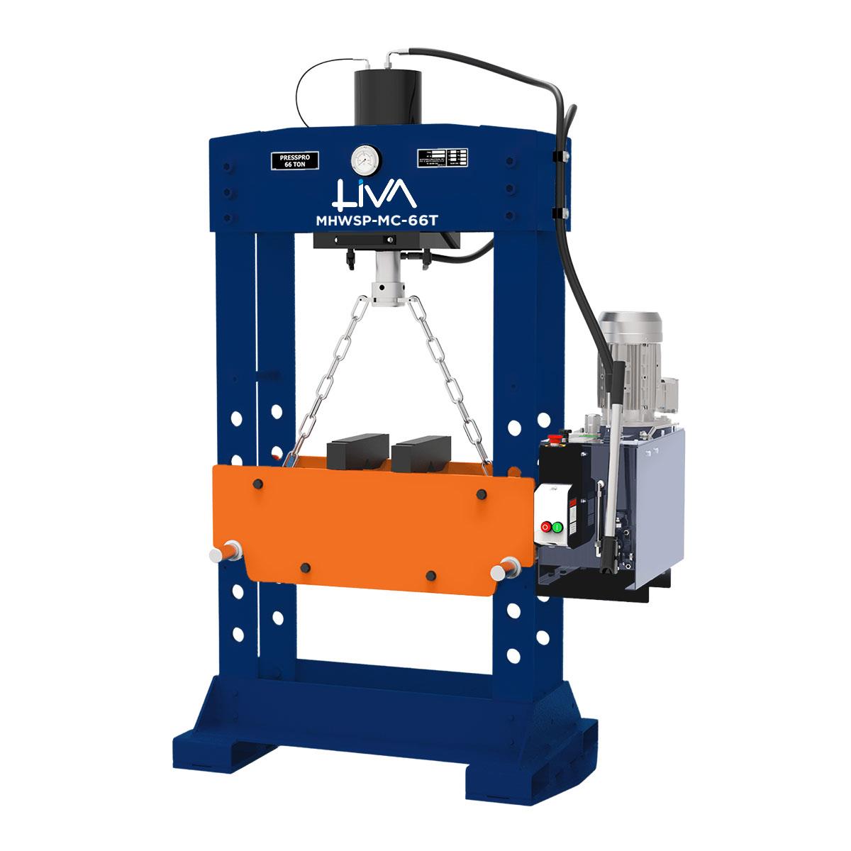 MHWSP--MC-66T Manually Moving Piston  Hyd. Workshop Presses