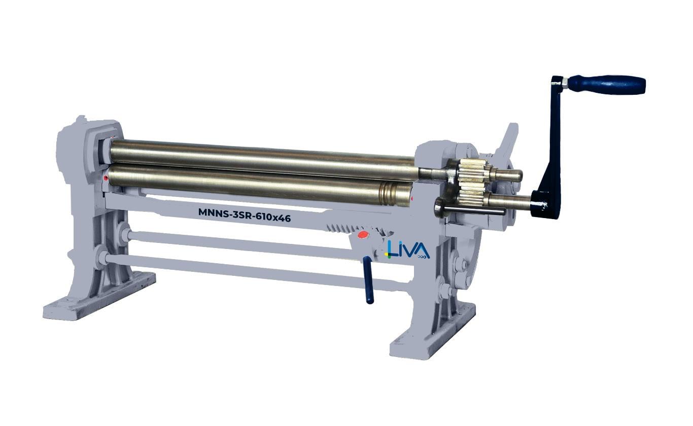 MNNS-3SR-610x46 3Rolls Manual Plate Bending Machine