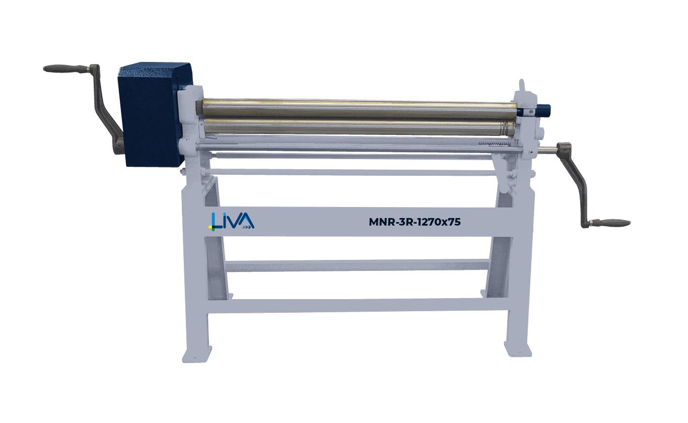 MNR-3R-1270x75 3Rolls Manual Plate Bending Machine