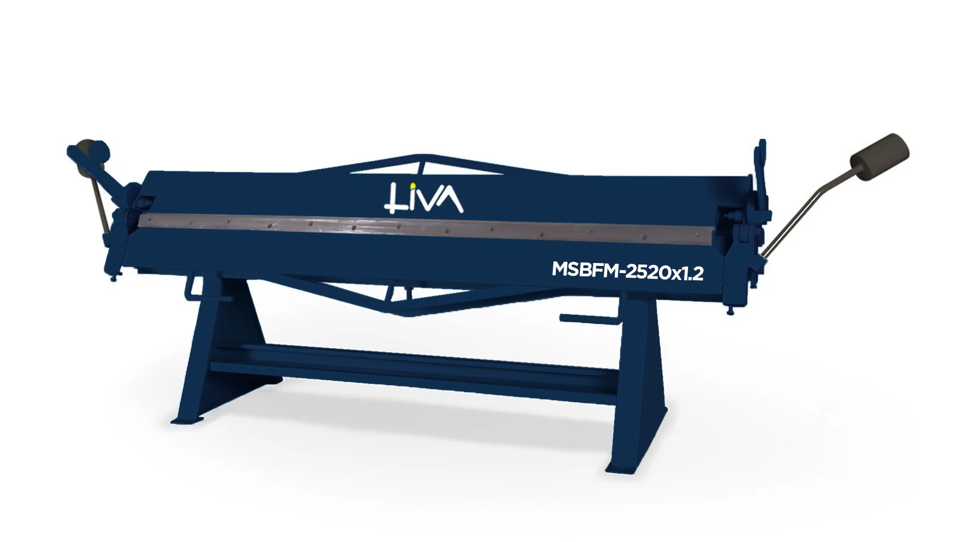 MSBFM-2520x1.2 Hvac Type Manual Single Blade Folding Machine