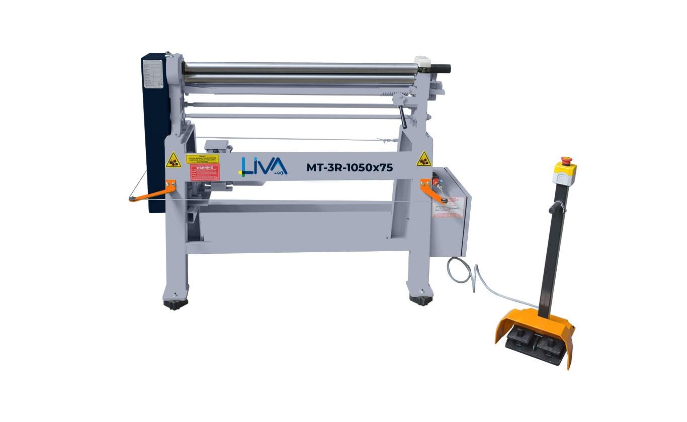 MT-3R-1050x75 3 Rolls Motorized Plate Bending Machine