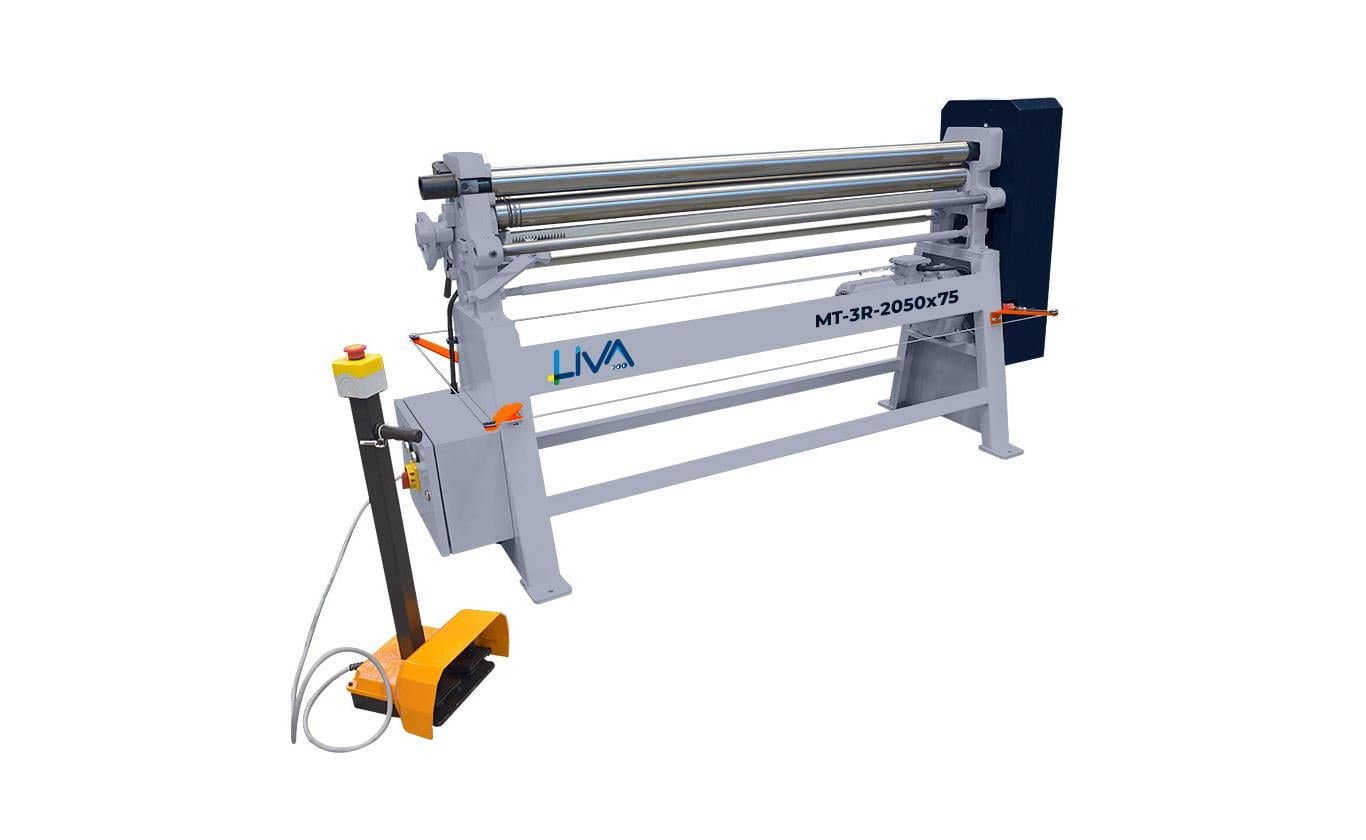 MT-3R-2050x75 3 Rolls Motorized Plate Bending Machine