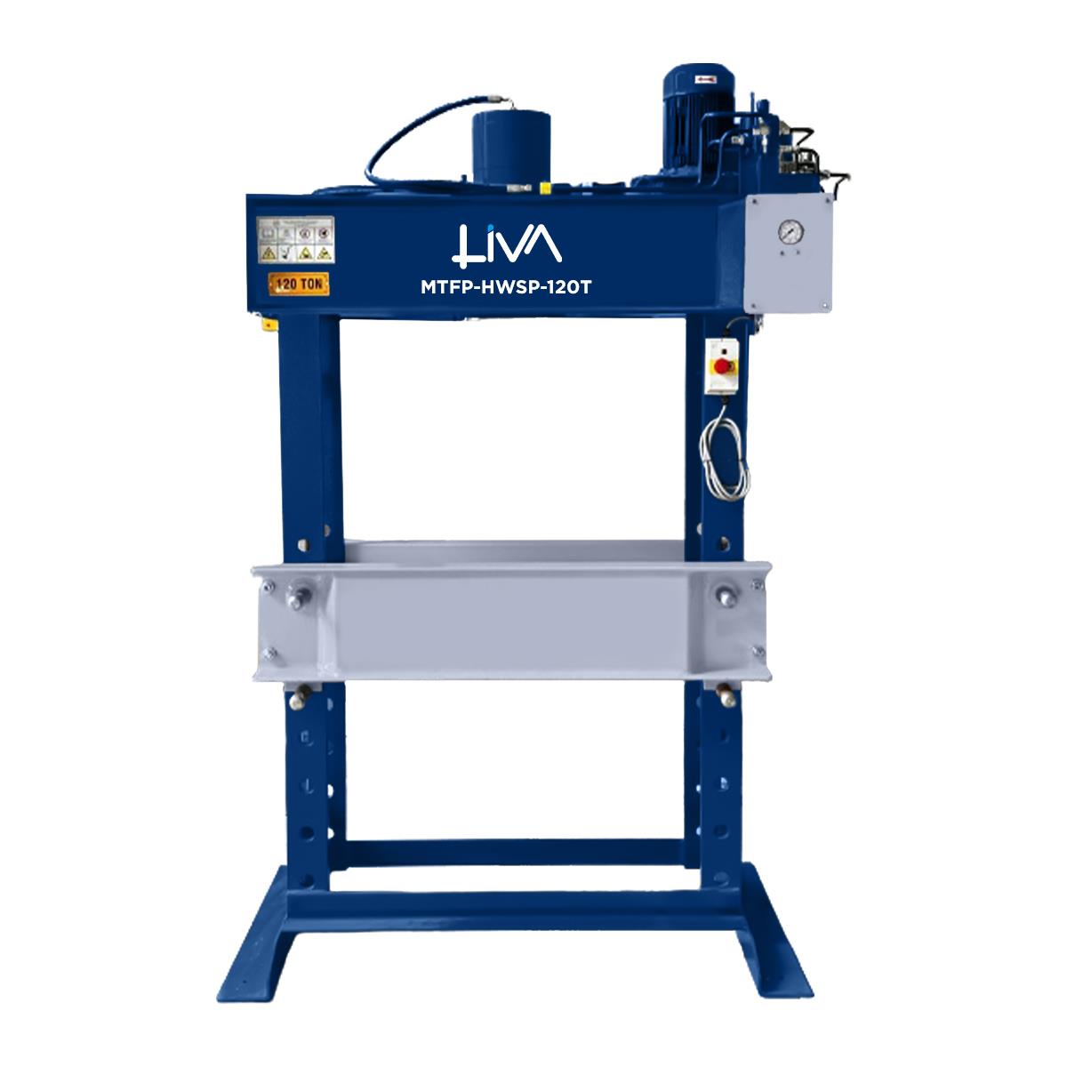 MTFP-HWSP-120T Motorized Type Fixed Piston  Hydraulic Workshop Press 