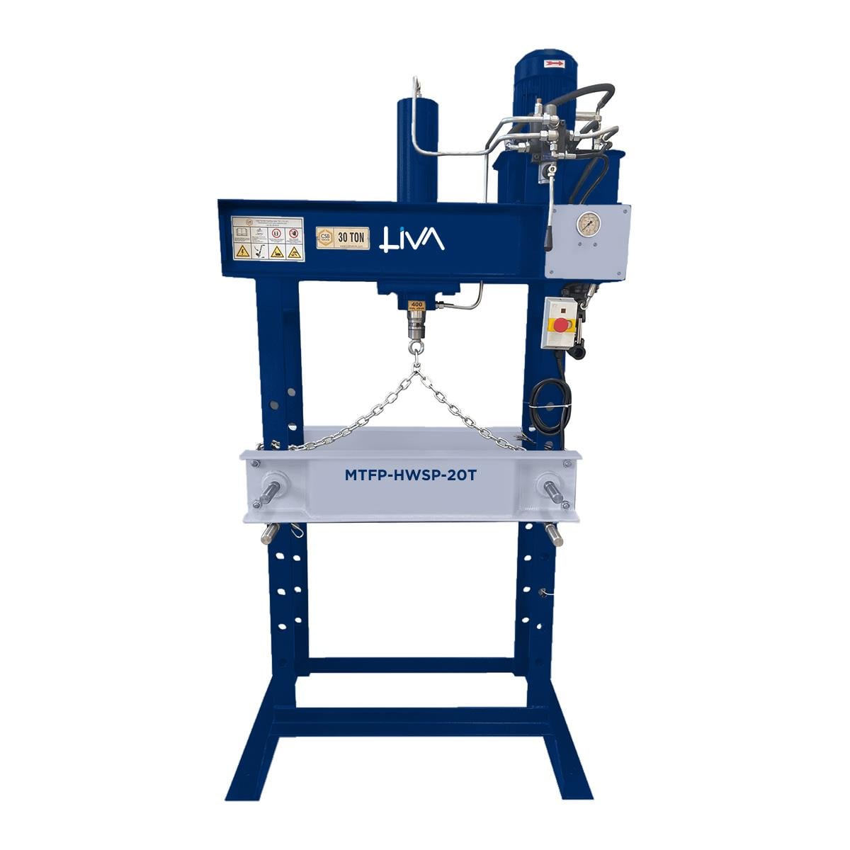 MTFP-HWSP-20T Motorized Type Fixed Piston  Hydraulic Workshop Press 