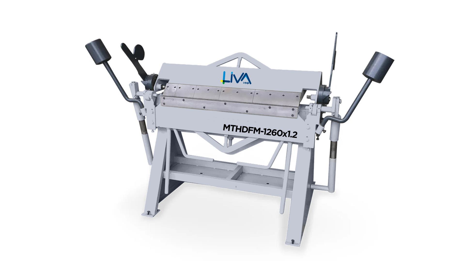 MTHDFM-1260x1.2 Manual Top Segmented Blades Heavy Duty Folding Machine