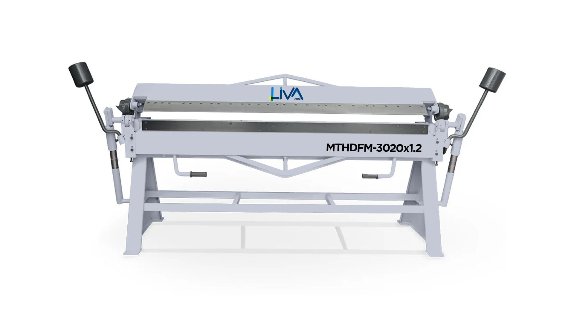 MTHDFM-3020x1.2 Ручная машина для гибки сегментированных верхних лезвий в тяжелых условиях