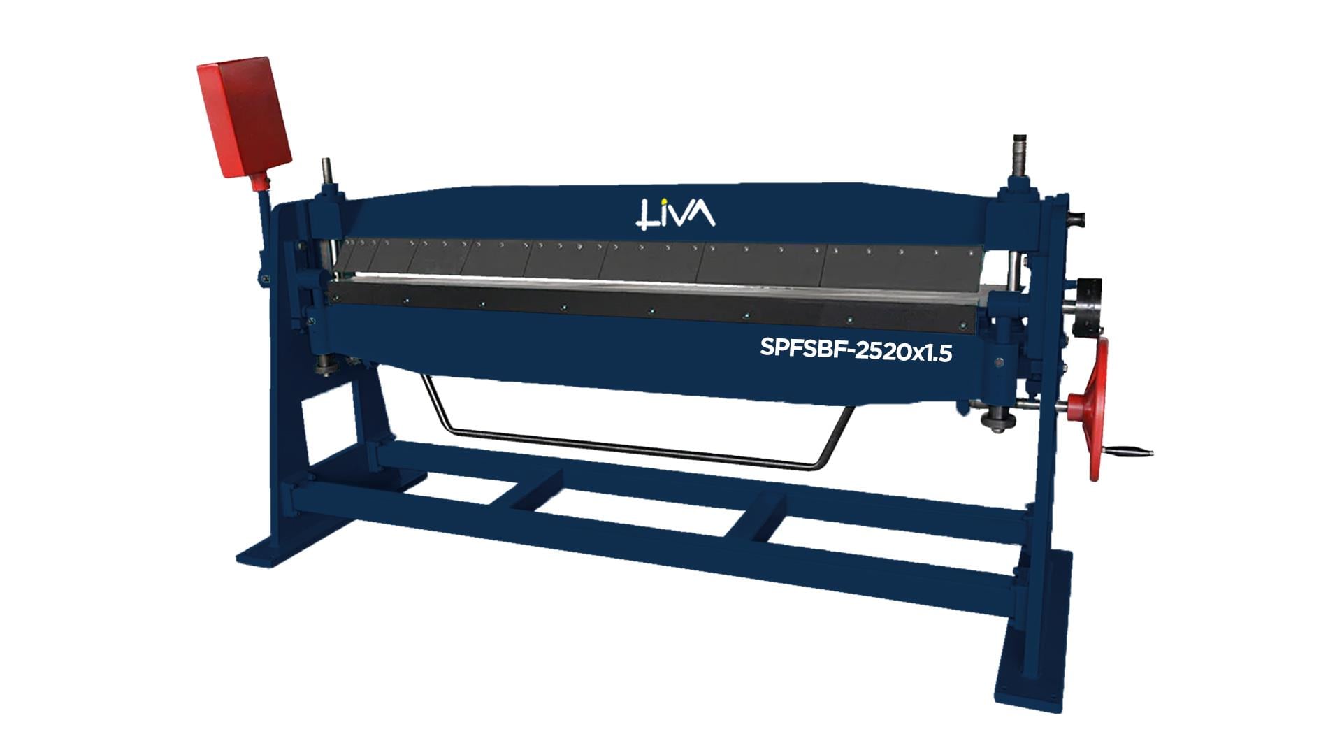 SPFSBF-2520x1.5 Steel Plate Frame Heavy Duty Single Blade Folder