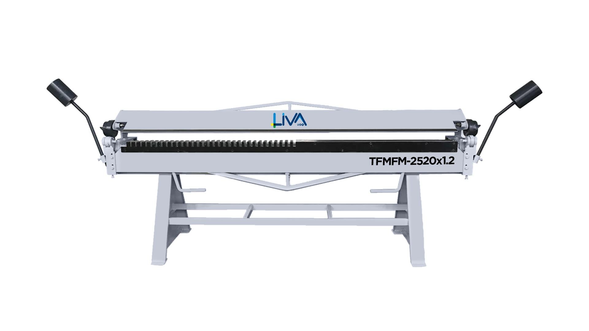 TFMFM-2520x1.2 Tdf Flanged Hvac Type Manual Folding Machine