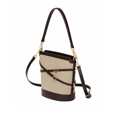 Glacier Canvas Bucket Bag - Espresso