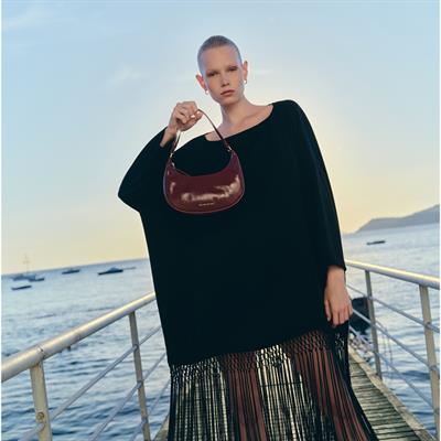 Mangrove Shoulder Bag - Bordeaux Patent