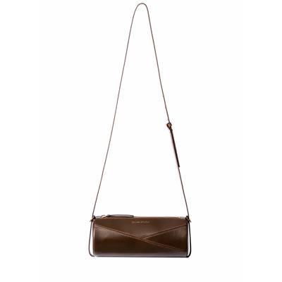 Reef Pull-up Cylinder Bag - Olive Brown