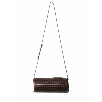 Reef Woven Cylinder Bag - Espresso