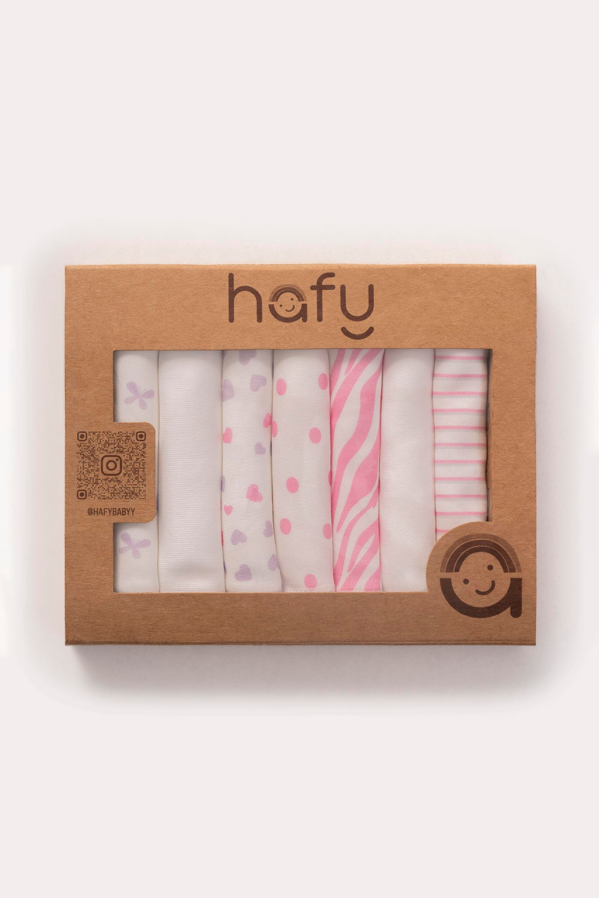 Hafy 7'li Bebek Mendili – Kalpli Dokunuş