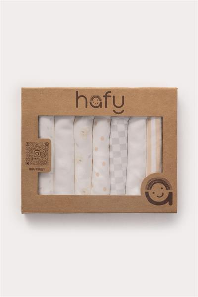 Hafy 7'li Bebek Mendili – Tarçın Nokta